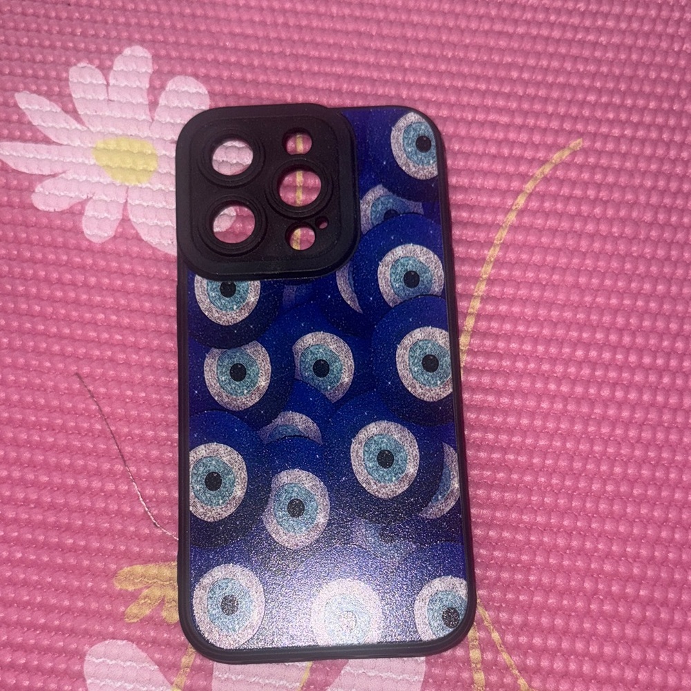 Blue Evil Eye Phone Case